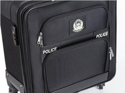 新款高档警用拉杆箱 警察专用行李箱 16寸登机密码拉杆箱源头厂家批发零售